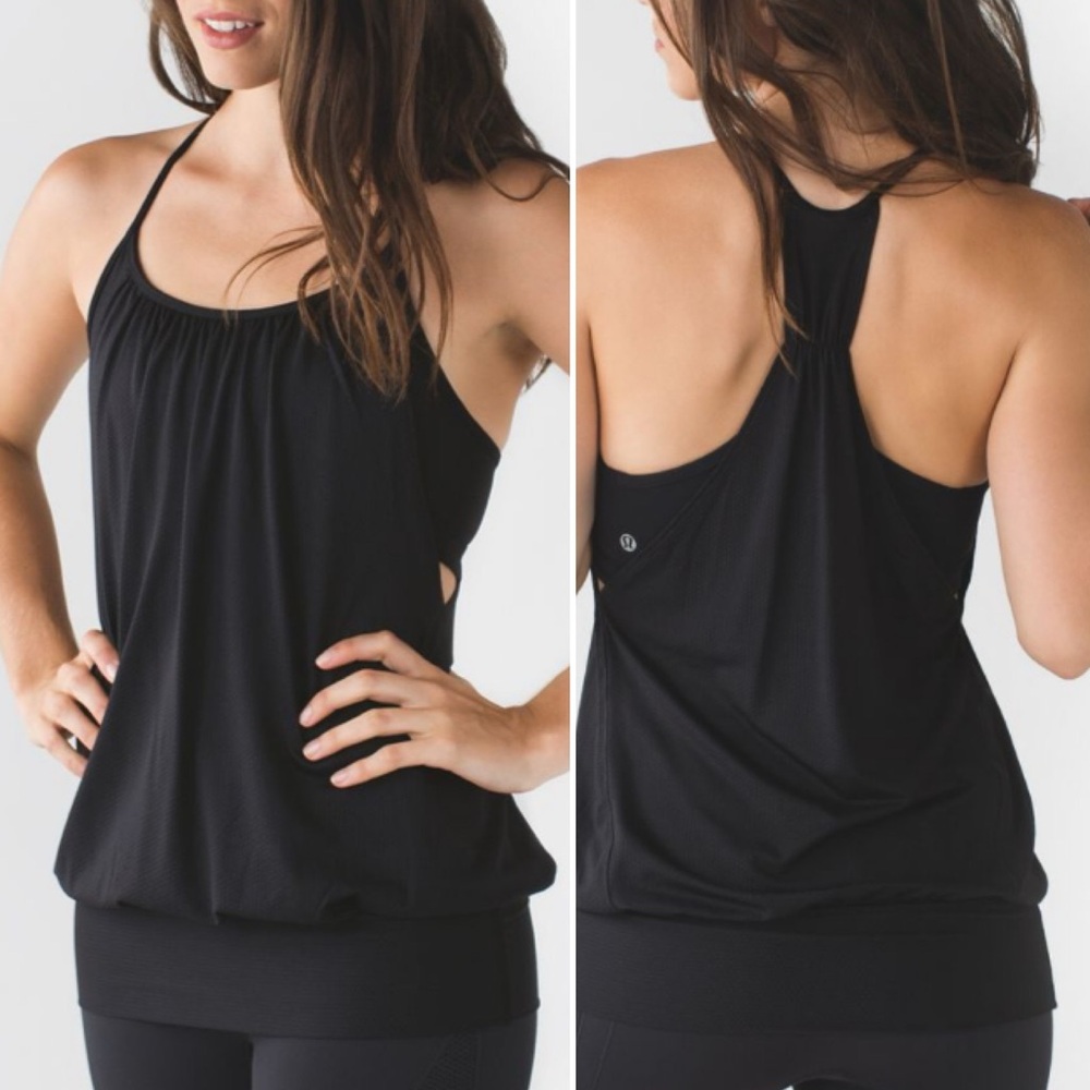 LULULEMON 🍋 no limits 2-in-1 racerback tank built in sports bra | Sz 6